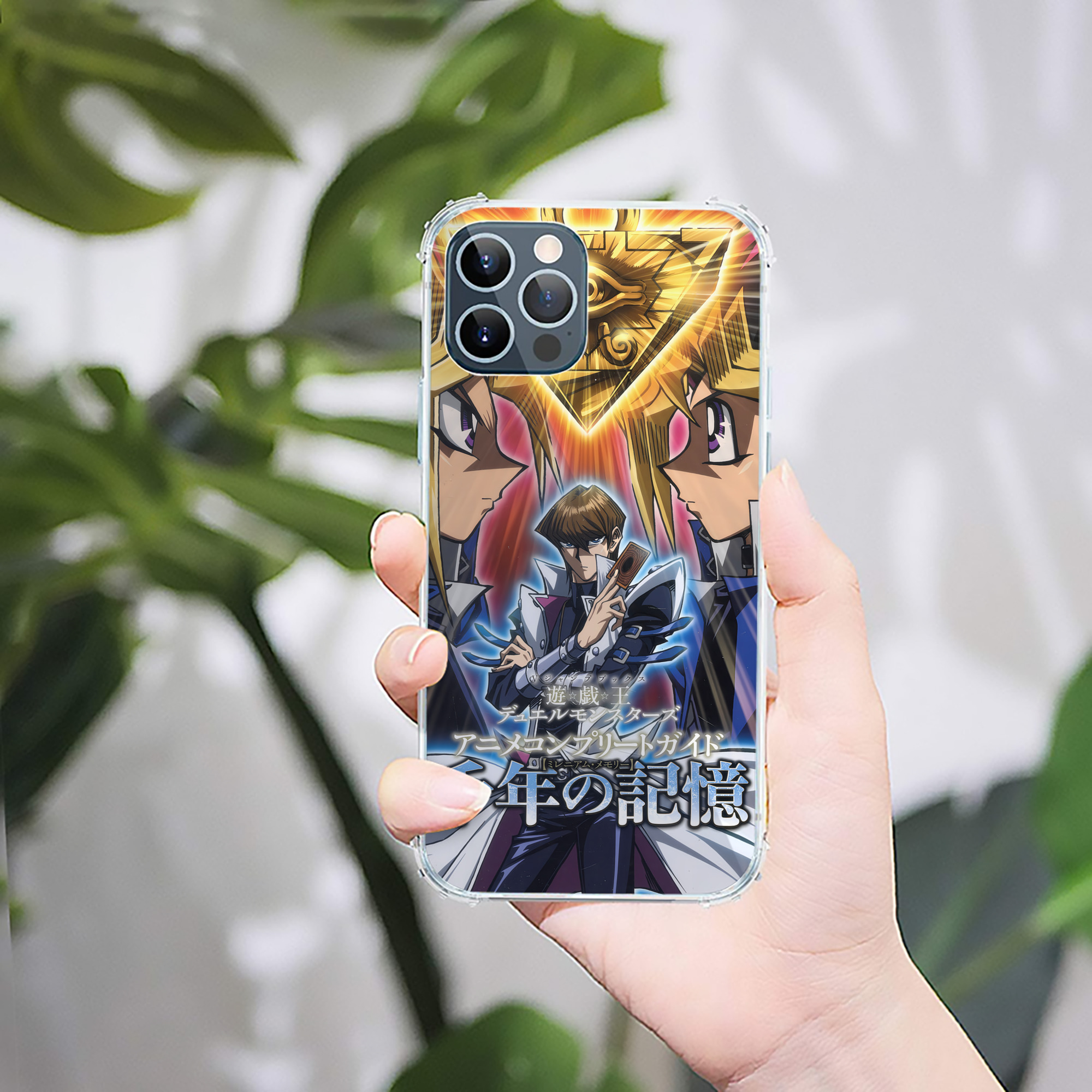 （画像用） 遊☆戯☆王 Yu-Gi-Oh! 【iPhone 12シリーズ対応】透明スマホケース（クリアソフトケース）